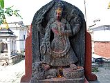 49 Kathmandu Gokarna Mahadev Temple Gauri Statue 